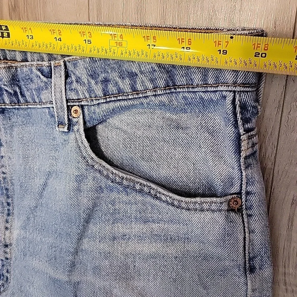 Levi's 550 Jeans Mens 42x30 Tag 40x30 Actual Blue Relaxed Fit‎ Tapered Denim VGT